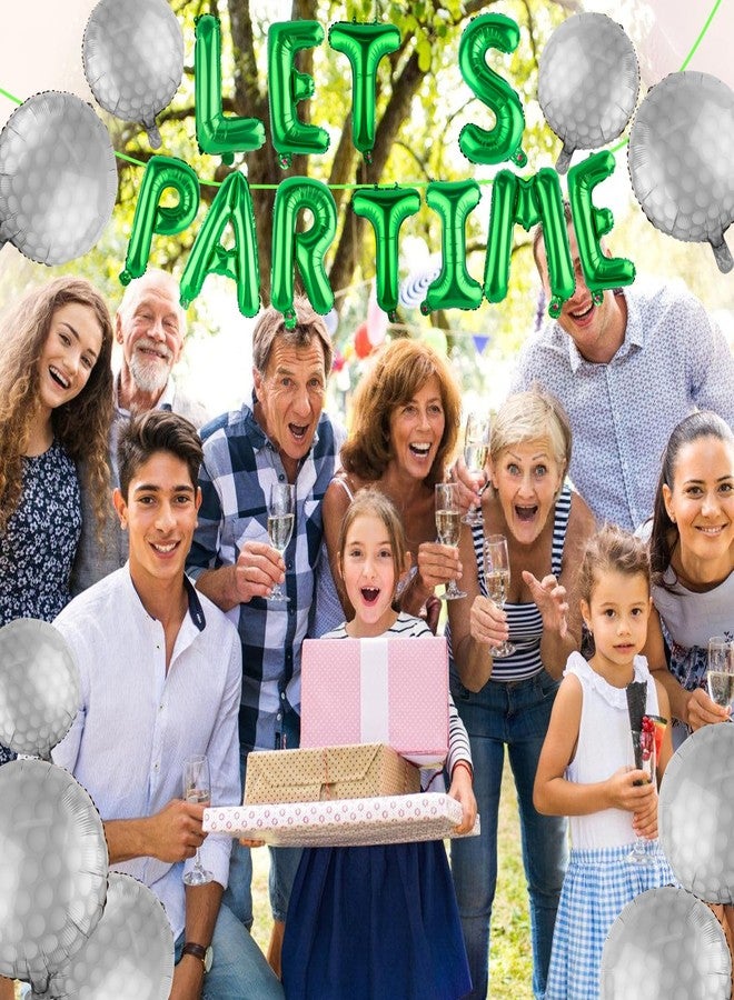 SENEMO Let's Partee Time Golf Party Decorations for Birthday Party Decorations, Golf Themed Events & Party Favors - Image 3