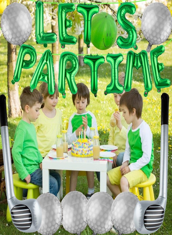 SENEMO Let's Partee Time Golf Party Decorations for Birthday Party Decorations, Golf Themed Events & Party Favors - Image 4