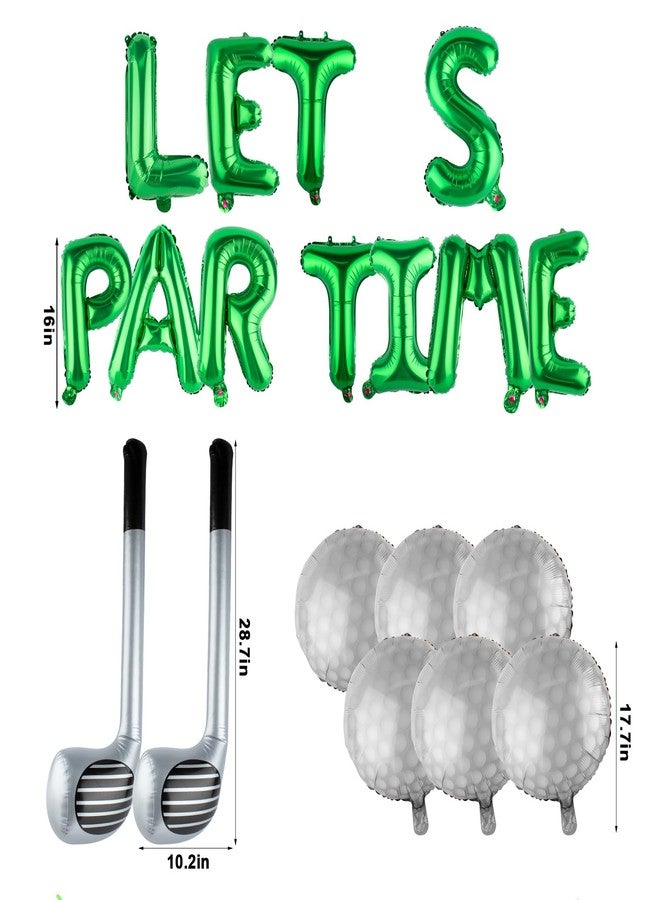 SENEMO Let's Partee Time Golf Party Decorations for Birthday Party Decorations, Golf Themed Events & Party Favors - Image 2