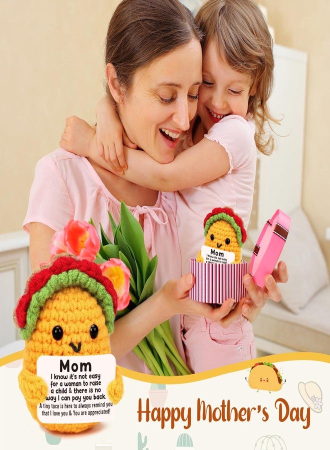 Jettryran Mom Birthday Gifts from Daughter Ideas from Daughter Son - Handmade Crochet Cute Funny Best New Single Bonus Step Mom Appreciation Christmas 2025 Valentines Gifts Easter Basket - Image 3