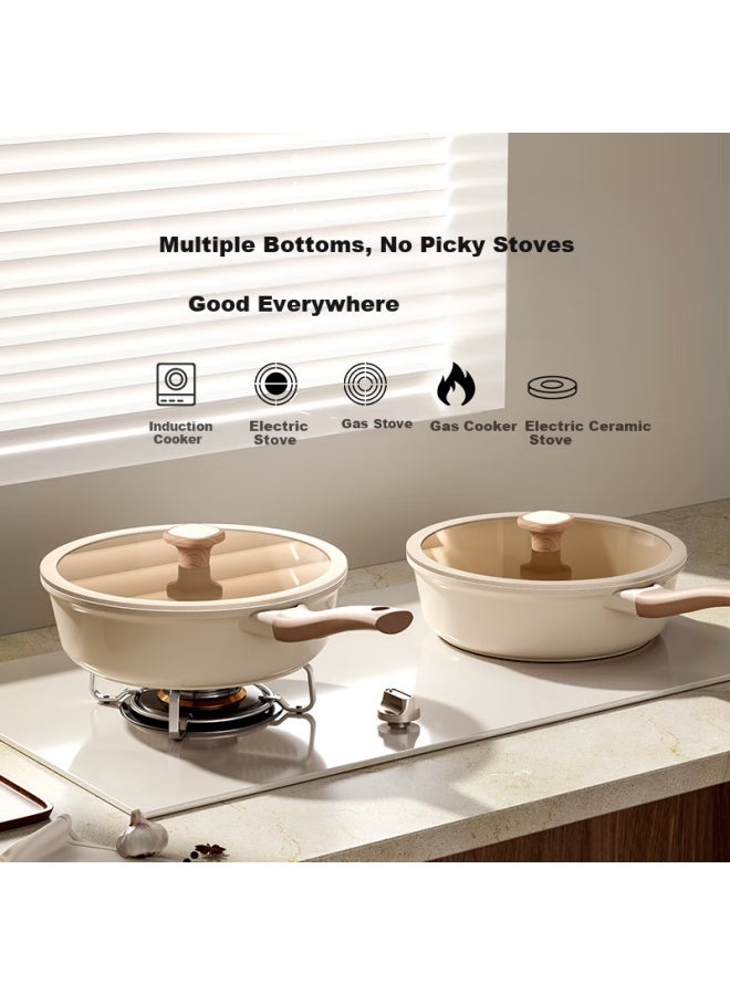 Amercook Titanium Ceramic Frying Pan, Non-stick Coating, Ideal For Frying Eggs And Steaks, Suitable For Kitchen, Electric And Gas Stoves - Image 4