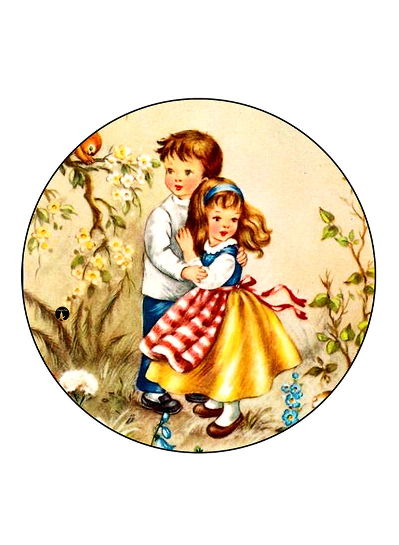 RKN Vintage Art Printed Mouse Pad Multicolour