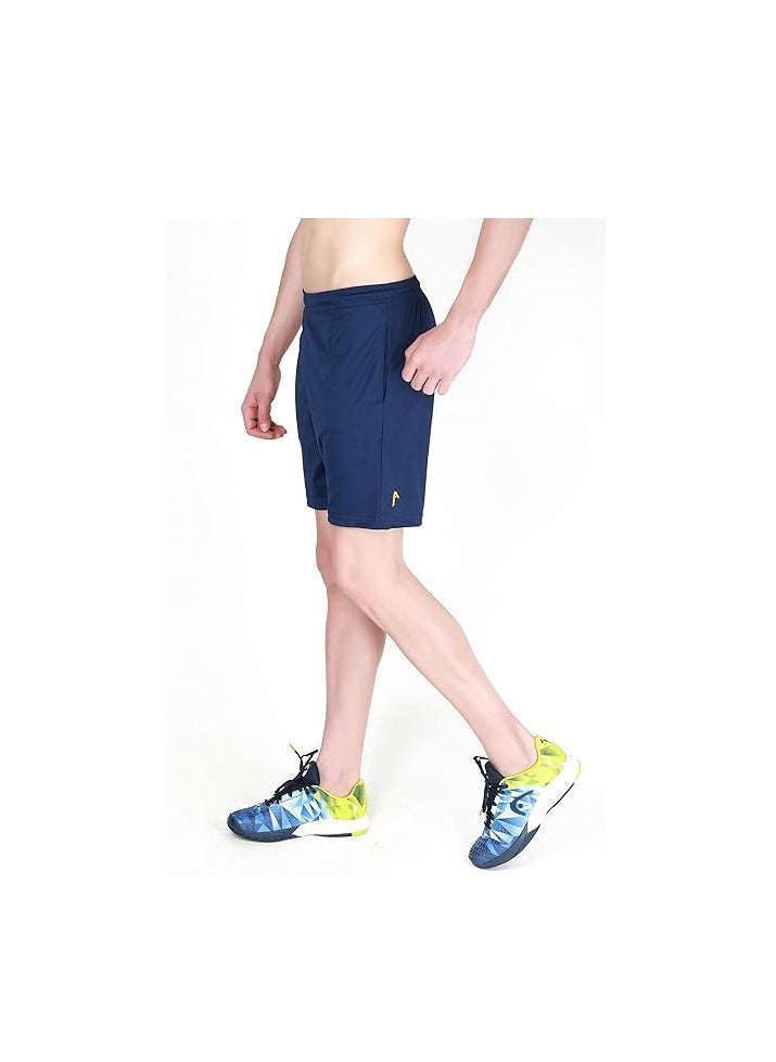 HEAD - HBS-1091 Badminton Shorts |Size: Large | Material: Polyester | Wicking & Cooling properties | Elasticated Waistband | Side Slip in Pockets | Flexible, Breathable and Comfortable - Image 1