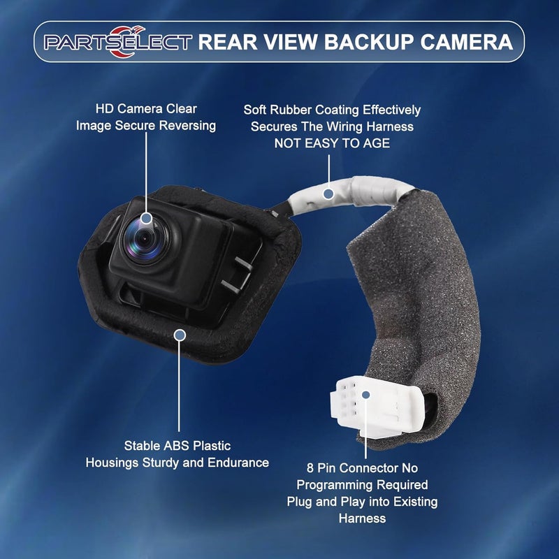 Partselect 28442-3TA0B Rear View Backup Camera for Nissan Altima Sedan 2013-2015 - Image 3