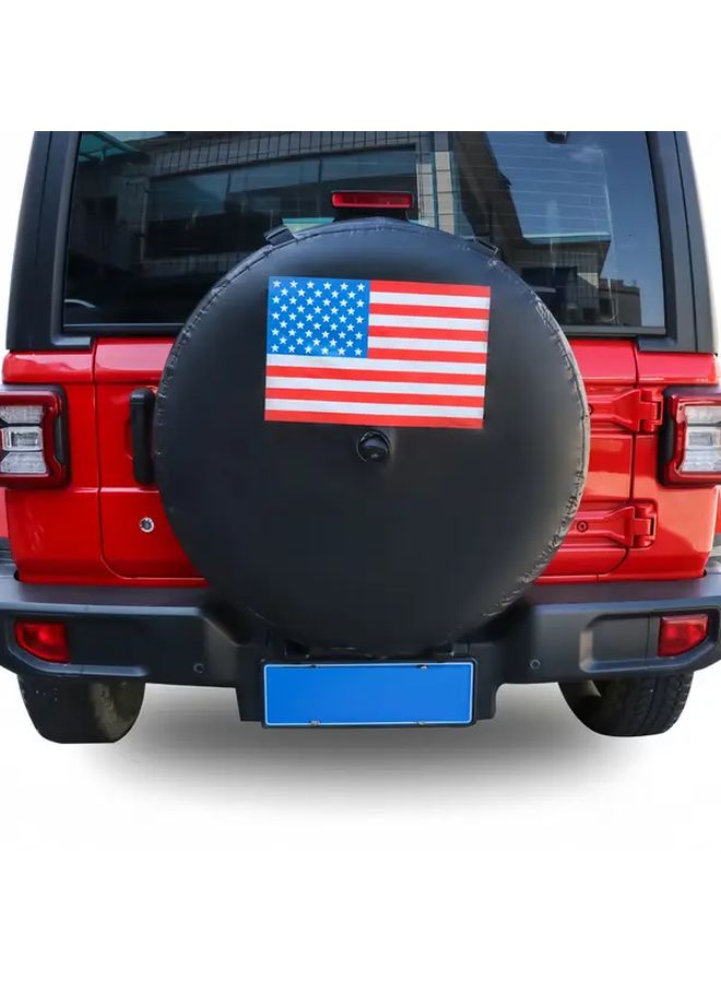 غطاء الإطار الاحتياطي مع فتحة للكاميرا متوافق مع جيب جي إل سبورت ساهارا 2018-2025 نجمة - Image 1