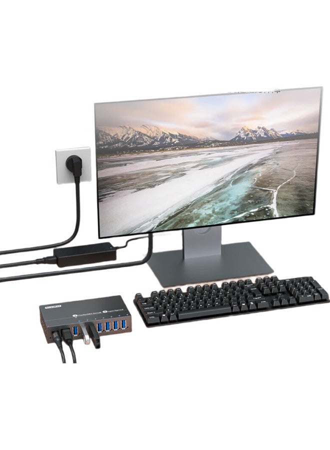 SIPOLAR Usb3.0 Hub Expander Dock High Speed 10-Port Hub Industrial Grade A-173 (1M) Splitter Expansion Dock Computer Converter One Drag Multiple Single Port 1A With Power - Image 3