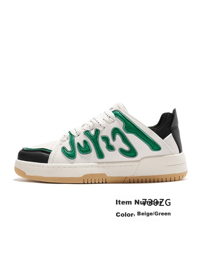 Feiyue Official Men's Sneakers Spring New Casual Versatile Couple Sports Shoes Men Light Green Size 39