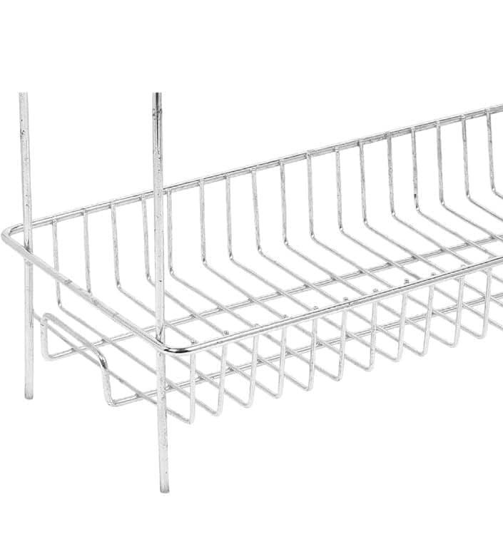 12FOR COLLECTION Standing -Heavy Stainless Steel 2 Tier Kitchen Rack|Spice Boxes Rack|Kitchen Organizer|Kitchen Stand |Cosmetic Organizer |Counter Top Basket |Floor Mounted Shelf for Home - Image 4