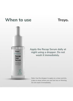 Traya Natural Hair Growth Serum With 3% Redensyl, 5% Capixyl, 3% Procapil For Increasing Hair Thickness, Natural Dht Blocker, For Hair Fall Control & Growth (60Ml)  - Image 5