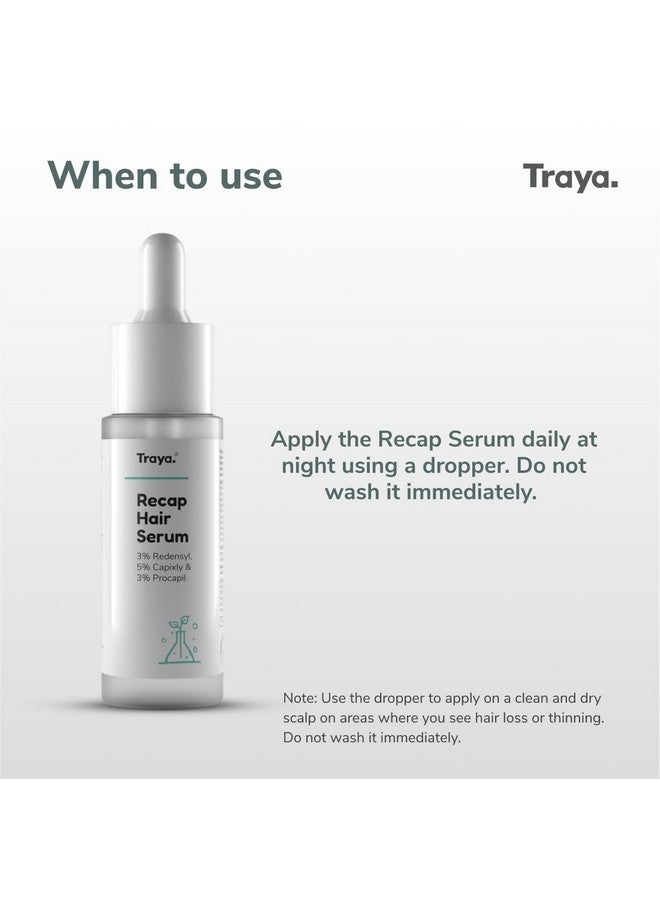 Traya Natural Hair Growth Serum With 3% Redensyl, 5% Capixyl, 3% Procapil For Increasing Hair Thickness, Natural Dht Blocker, For Hair Fall Control & Growth (60Ml) - Image 5