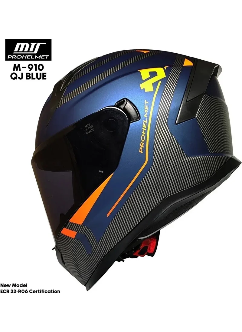 MTS M-910 Full Face Helmet (Blue)
