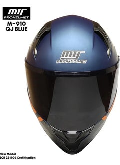MTS M-910 Full Face Helmet (Blue)  - Image 2