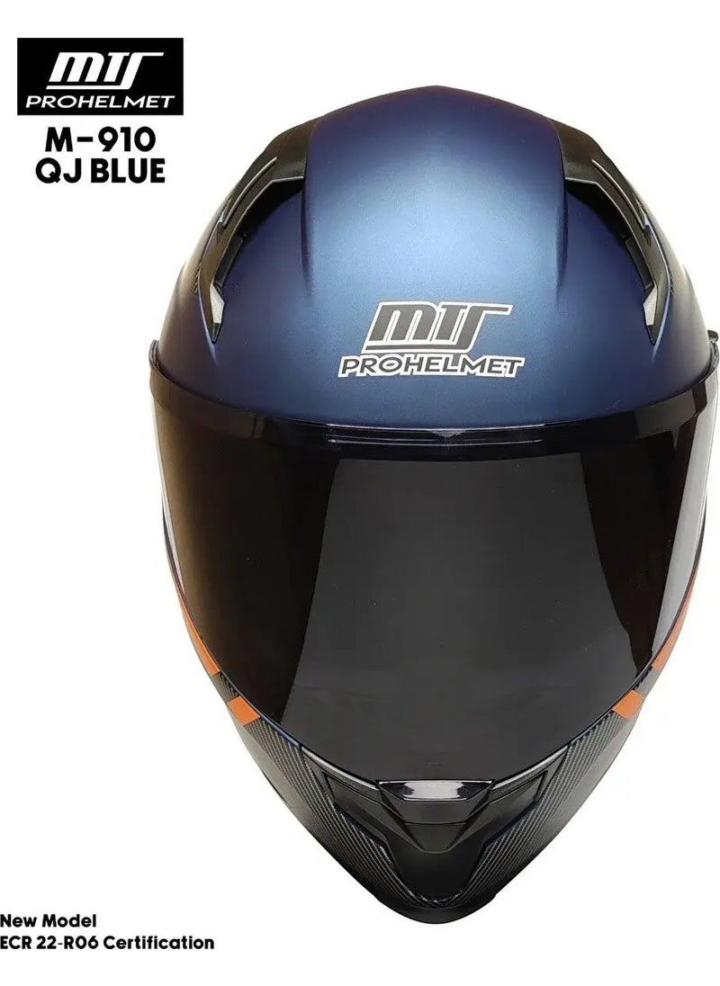 MTS - M-910 Full Face Helmet (Blue) - Image 1