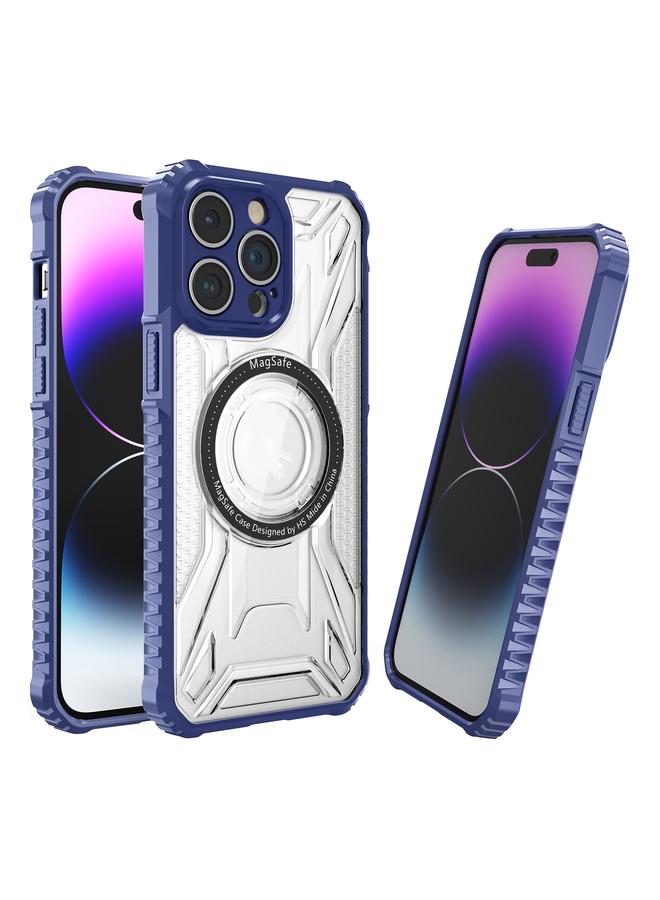 اس-توب جراب لهاتف iPhone 15 Pro Max مزدوج الجوانب غير قابل للانزلاق مصنوع من البولي كربونات والبولي يوريثين الحراري Magsafe جراب هاتف مغناطيسي - Image 1