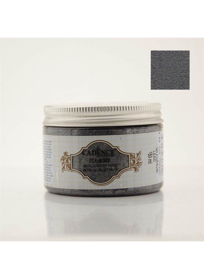 Cadence 1840 Diamond Metallic Relief Paste Gray 