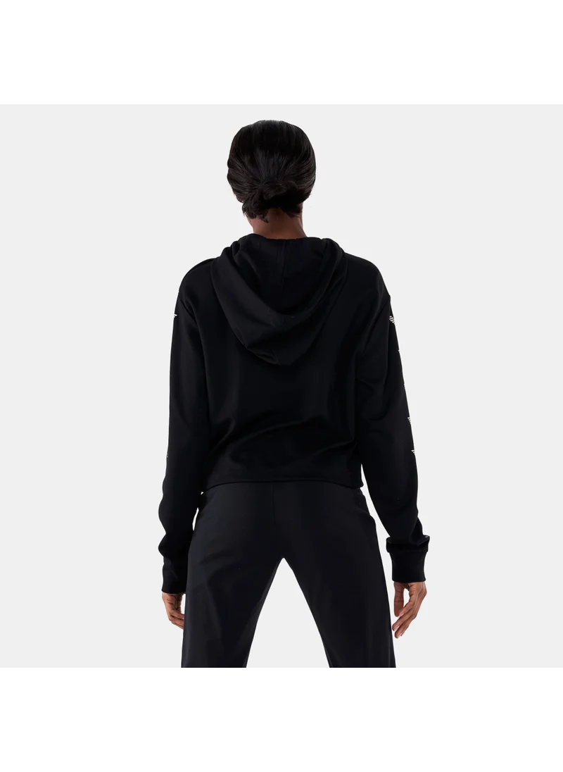 EA7 Emporio Armani Women's Train Logo Series Crop Sweatshirt