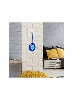 The Bros 5 Pieces Blue Evil Eye Wall Hanging Ornaments Turkish Nazar Beads Glass Amulet Home Blessing Charm Wall Decor Home Protection House Decoration Good Luck Jewelry Accessories  - Image 4