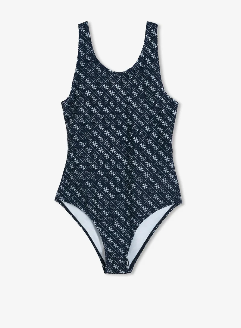 GUESS Youth Printed One Piece Swimsuit