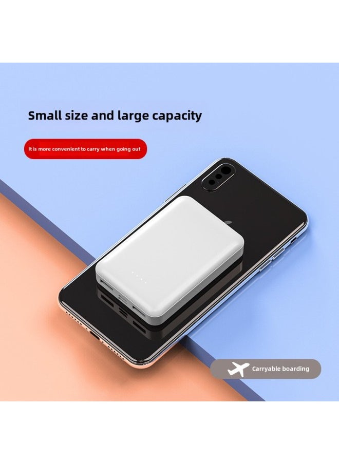 Generic Mini Charging Treasure With Cable Customized 2A Compact Portable Large Capacity 20000 MA Digital Display Mobile Power 1-Color:Pink-Power Capacity:5000 MA  - Image 2