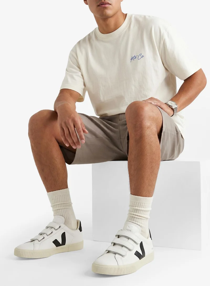 VEJA EXTRA WHITE BLACK Recife Logo Low Top Sneakers for Men | Best Price UAE