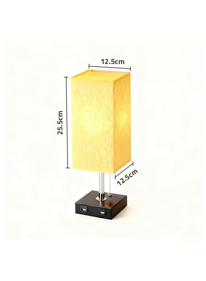 Sharpdo Vintage Bedside Lamp with USB Charging | Soft Eye-Care - Image 5