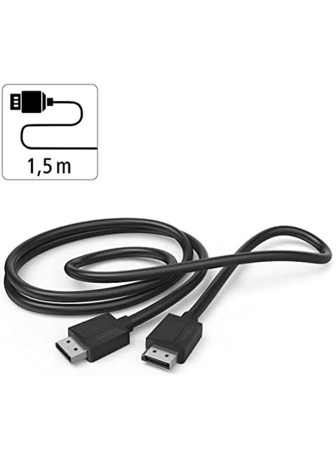 هاما 200696 كابل Displayport Dp 1.2 Ultra HD 4K 1.50 متر - Image 2