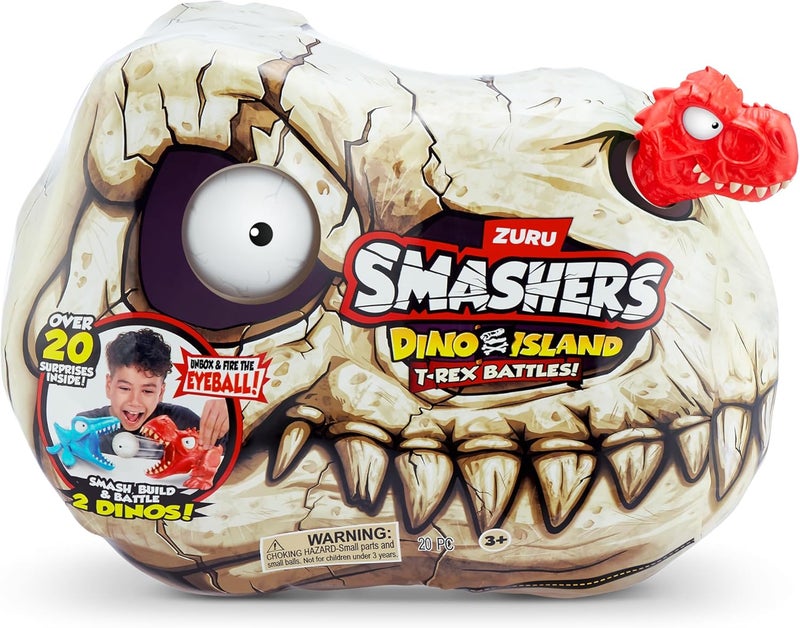 Smashers Dino Island T-Rex Battles! Playset (Assorted) - Image 1