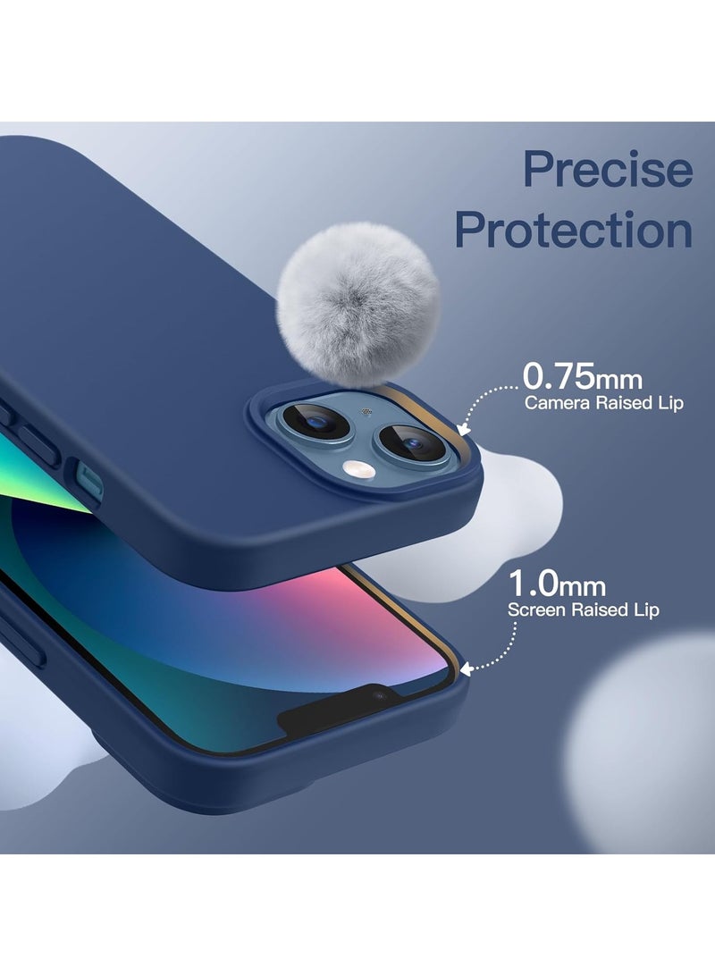 DUSALA iPhone 13 Mini Case, Liquid Silicone Phone Case for iPhone 13 Mini 5.4 Inch, Colorful Silky-Soft Protective Cover (Blue) - Image 3