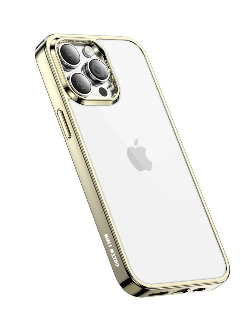 Green Lion Cambridge Case for iPhone 14 Pro ( 6.1" ) - Gold - Image 3