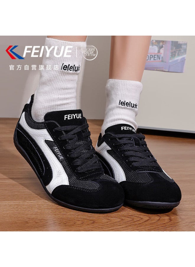 Feiyue Official Women's Sports Shoes Spring New Versatile Casual Shoes Black And White Size 36 - Image 2