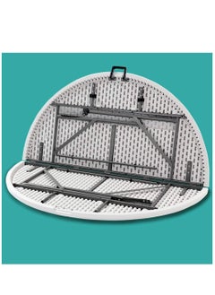 ALMUFARREJ PE table foldable with steel legs 120 cm for dinner, camping and picnic  - Image 3