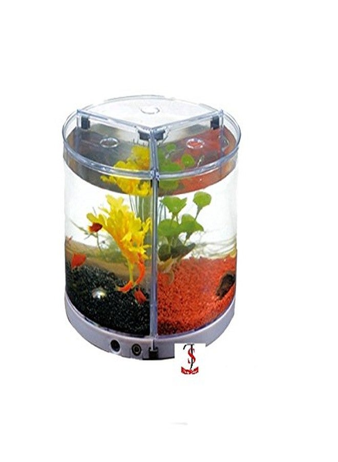 Dophin T-101 Aquarium Betta Fish Mini Tank Rust Resistant -Pack of 3 - Image 1