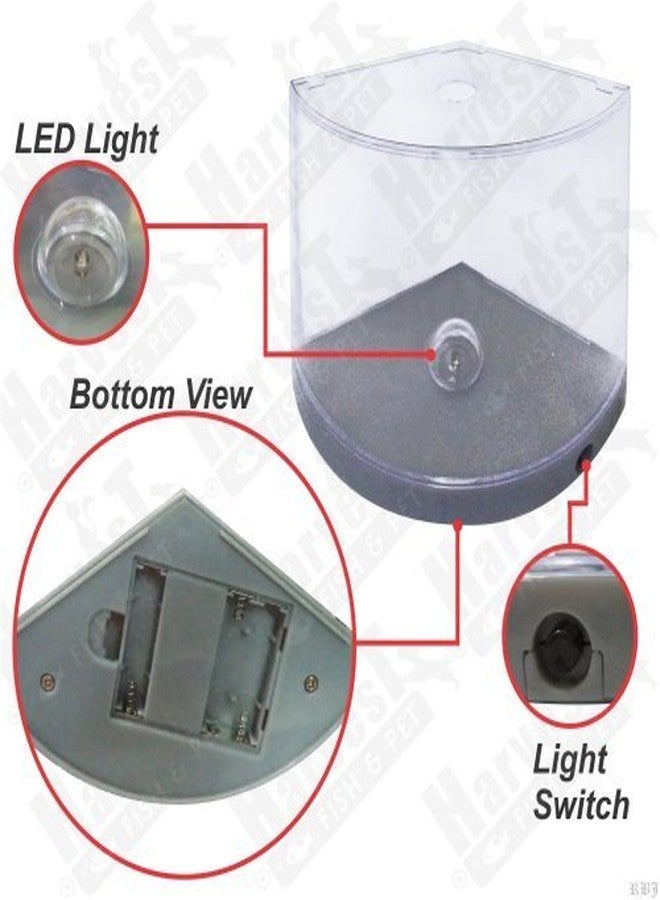 Dophin T-101 Aquarium Betta Fish Mini Tank Rust Resistant -Pack of 3 - Image 4