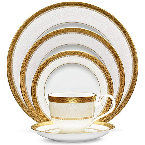 Noritake Odessa Gold 5-Piece Place Setting - Image 1