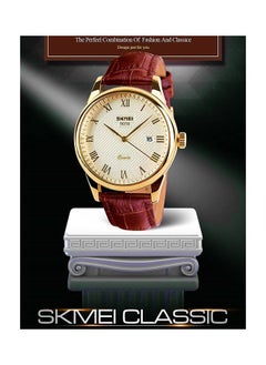 SKMEI SKMEI Business Smart Casual Quartz Leatherband Wrist Watch 9058  - Image 4