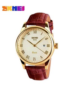 SKMEI SKMEI Business Smart Casual Quartz Leatherband Wrist Watch 9058  - Image 3