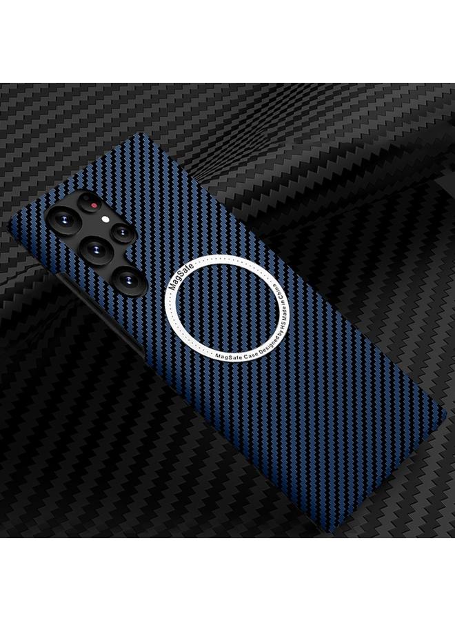 اس-توب جراب لهاتف Samsung Galaxy S25 Ultra 5G مصنوع من ألياف الكربون مع جراب مغناطيسي MagSafe - Image 1