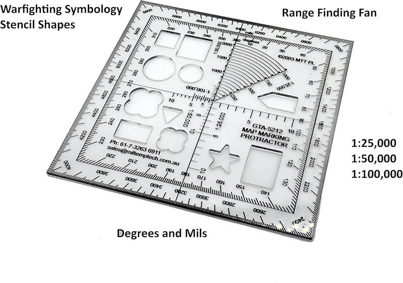 MTT PL Map Marking Protractors - Image 3