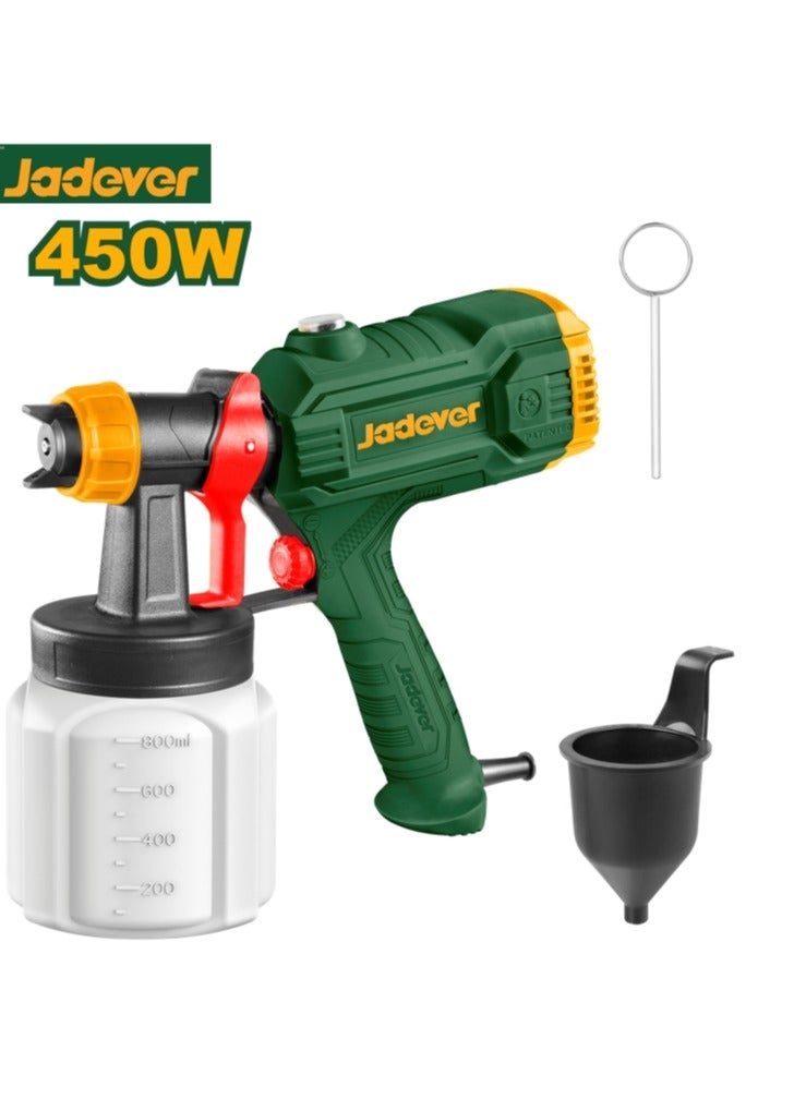 Jadever Paint Spray Gun,Capacity 450 Watts,Capacity 0.8 Litres - Image 1