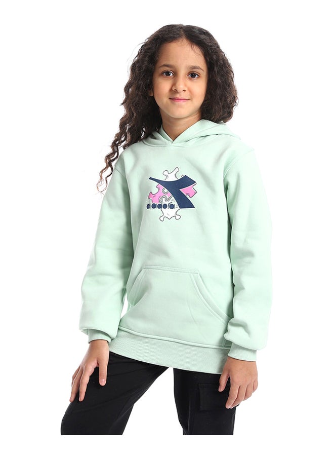 DIADORA Printed Girls Hoodie - Image 2