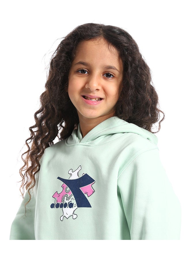 DIADORA Printed Girls Hoodie - Image 4