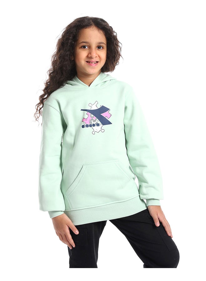 DIADORA Printed Girls Hoodie - Image 1