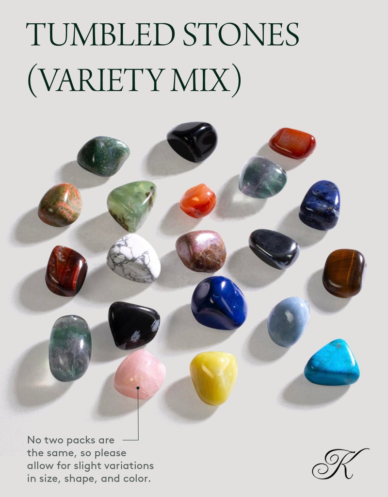 KALIFANO Bulk Tumbled Stones â€“ Over 1,000â€¯Carats Mixed Polished Healing Crystals & Gems for Reiki, Crafts, Kids & Decor (Includes Rose Quartz, Howlite Turquoise, Fluorite, Unakite, Lapis Lazuli) â€“ Piedras de Cristal Para Decorar - Image 4