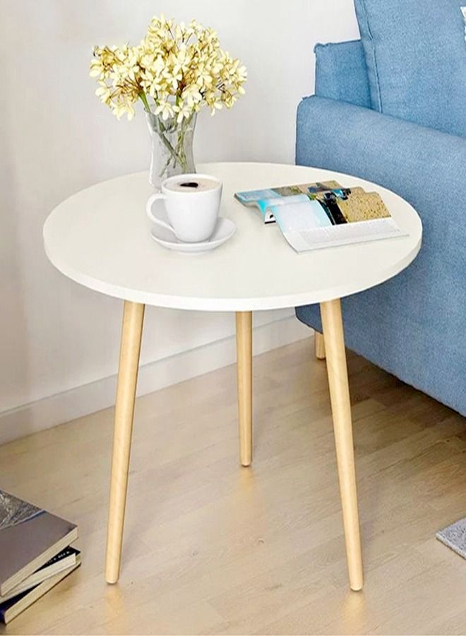 fashionhome طاولة قهوة صغيرة بتصميم عصري بجانب السرير مقاس 40 × 40 × 40 سم - Image 1