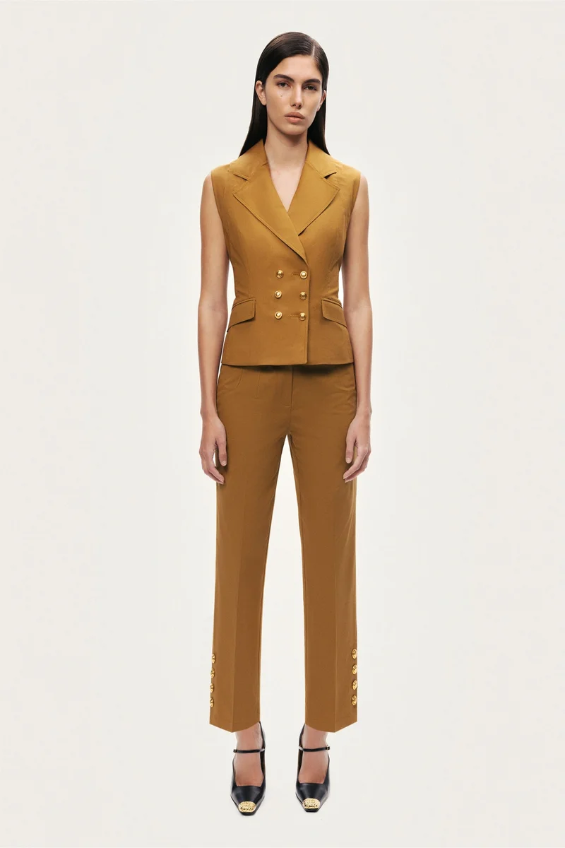 Nocturne Tailored Double-Breasted Vest