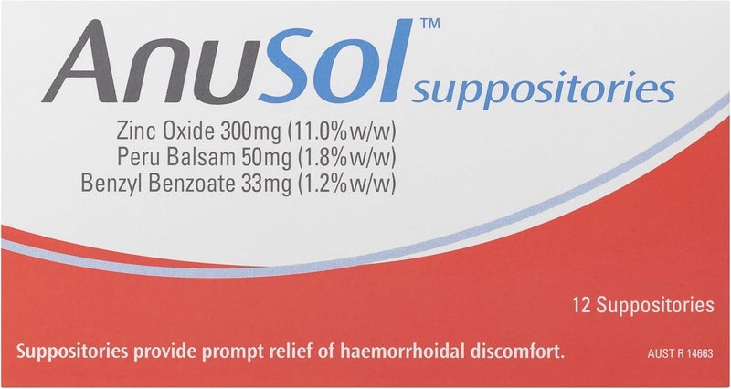 Anusol Suppositories 12 - Image 1