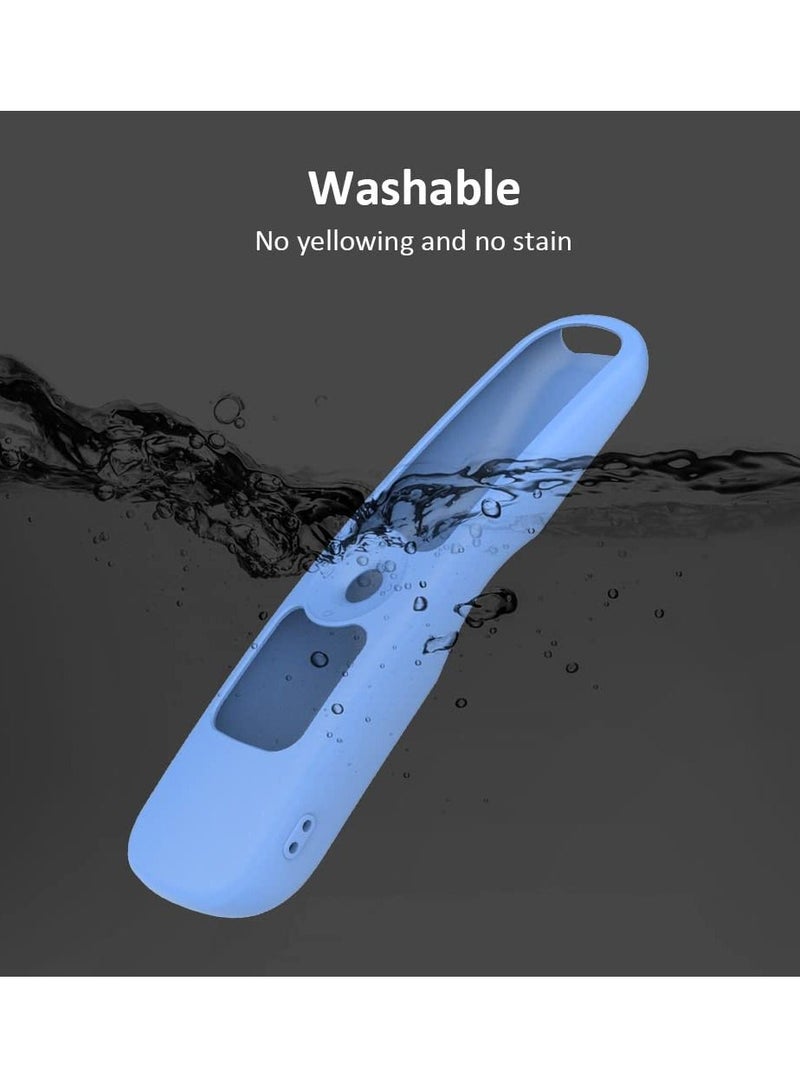 MR21GC Remote Cover Replacement for LG AN-MR21GA / AN-MR21GC Magic Remote Control w/NFC (2021) Blue Silicone Case Skin Glow in The Dark  - Image 5