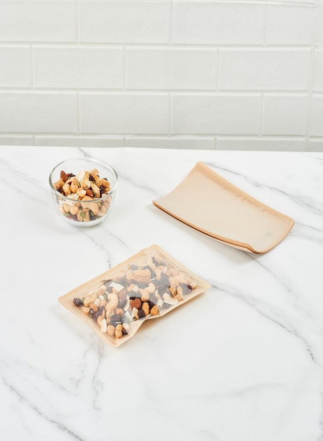 Restaurantware Bag Tek 8.25 Inch Heat And Seal Sample Bags 100 Small Heat Seal Bags - Clear Window Heat Sealable Kraft Plastic Heat Sealable Bags Leak-Resistant For Sandwiches Or Snacks - Image 3