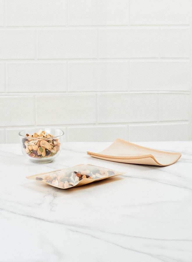 Restaurantware Bag Tek 8.25 Inch Heat And Seal Sample Bags 100 Small Heat Seal Bags - Clear Window Heat Sealable Kraft Plastic Heat Sealable Bags Leak-Resistant For Sandwiches Or Snacks - Image 5