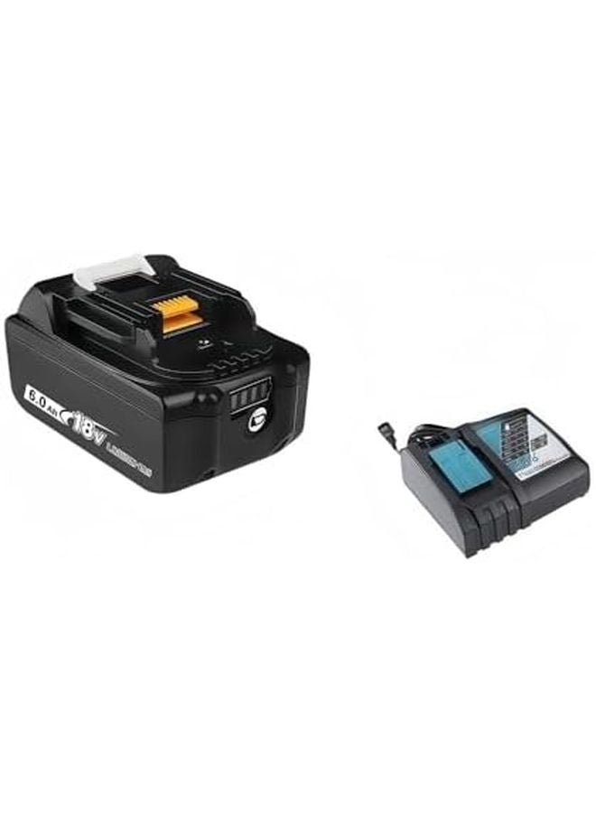 18V 6 0Ah High Capacity Rechargeable Battery Compatible with BL1830 BL1840B BL1850 1PCS 6000mAh DC18RC - Image 1